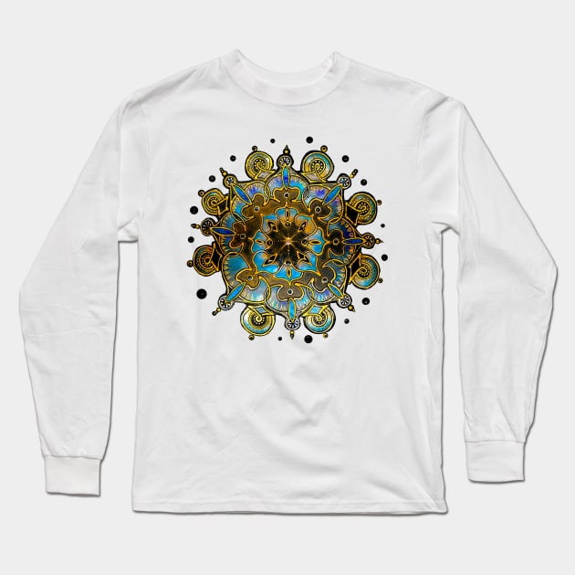 Peaceful Grace Star Dust Long Sleeve T-Shirt by Julie Ann Stricklin